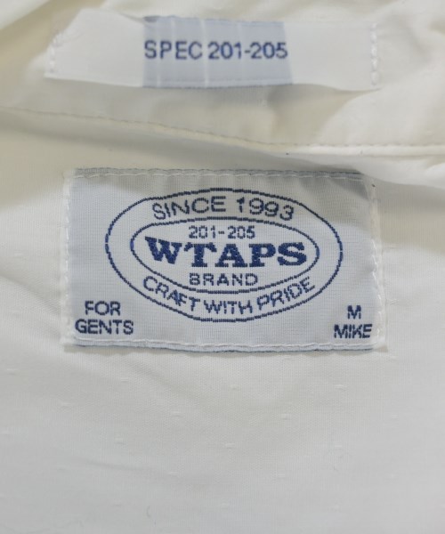 WTAPS（ダブルタップス）カジュアルシャツ 白 サイズ:M メンズ/2200657771027