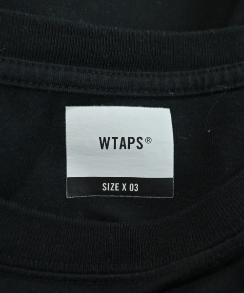 WTAPS（ダブルタップス）Tシャツ・カットソー 黒 サイズ:03(L位) メンズ/2200657834036