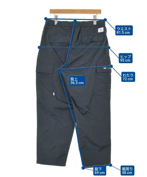WTAPS（ダブルタップス）カーゴパンツ 紺 サイズ:4(XL位) メンズ