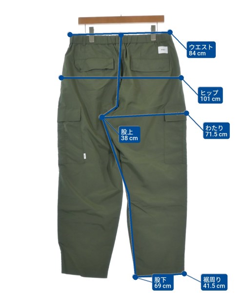 WTAPS（ダブルタップス）カーゴパンツ カーキ サイズ:4(XL位) メンズ