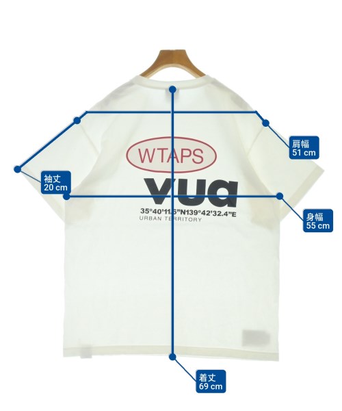 WTAPS（ダブルタップス）Tシャツ・カットソー 白 サイズ:02(M位) メンズ/2200660986029