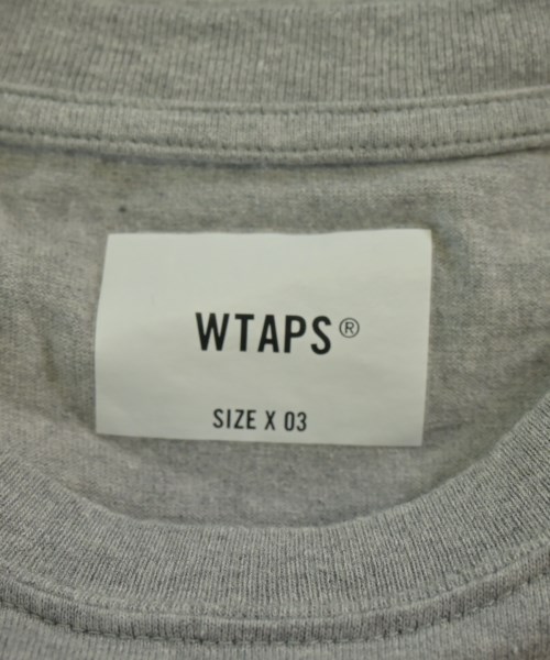 WTAPS（ダブルタップス）Tシャツ・カットソー グレー サイズ:03(L位) メンズ/2200660986036