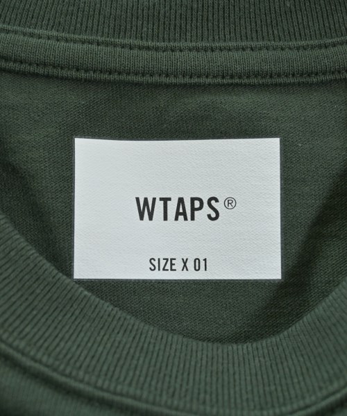 WTAPS（ダブルタップス）Tシャツ・カットソー 緑 サイズ:01(S位) メンズ/2200661340127