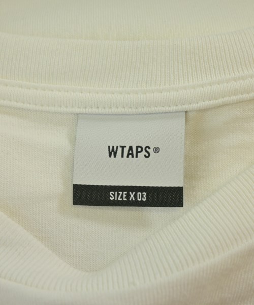 WTAPS（ダブルタップス）Tシャツ・カットソー 白 サイズ:3(L位) メンズ/2200661765104