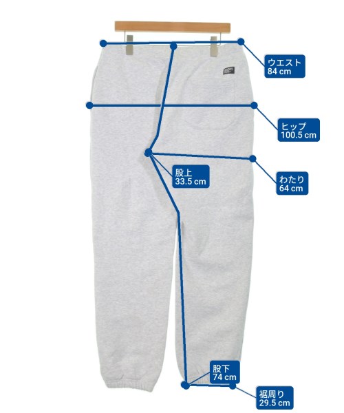 WTAPS（ダブルタップス）スウェットパンツ グレー サイズ:XL メンズ/2200661865026