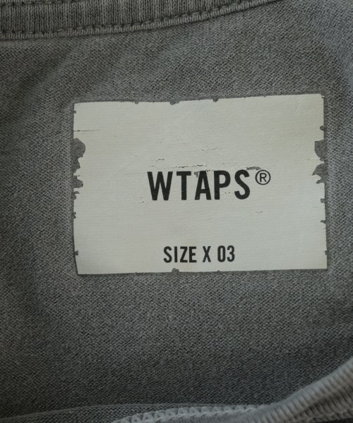 WTAPS（ダブルタップス）Tシャツ・カットソー グレー サイズ:03(L位) メンズ/2200709099093
