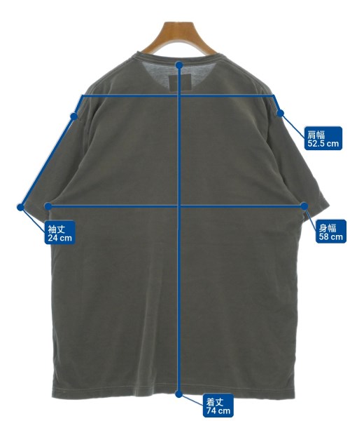 WTAPS（ダブルタップス）Tシャツ・カットソー グレー サイズ:03(L位) メンズ/2200709099093