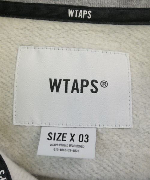WTAPS（ダブルタップス）スウェット グレー サイズ:3(L位) メンズ/2200709446040