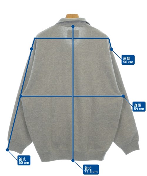 WTAPS（ダブルタップス）スウェット グレー サイズ:3(L位) メンズ/2200709446040