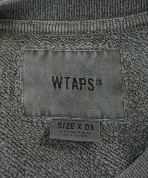 WTAPS（ダブルタップス）スウェット グレー サイズ:3(L位) メンズ/2200709446057