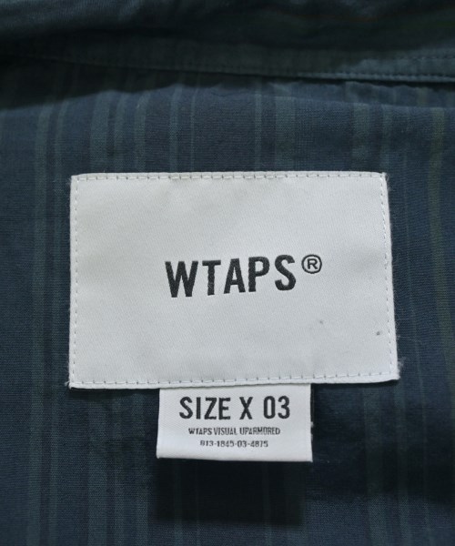 WTAPS（ダブルタップス）カジュアルシャツ 紺 サイズ:03(L位) メンズ/2200709446064