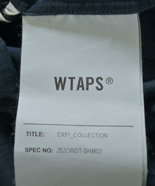 WTAPS（ダブルタップス）カジュアルシャツ 紺 サイズ:03(L位) メンズ/2200709446064