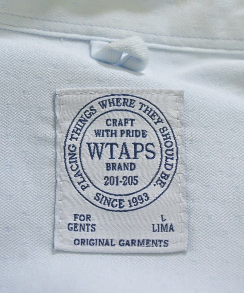 WTAPS（ダブルタップス）カジュアルシャツ 青 サイズ:L メンズ/2200709446071