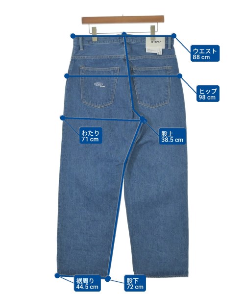 WTAPS（ダブルタップス）デニムパンツ 青 サイズ:3(L位) メンズ/2200709446118