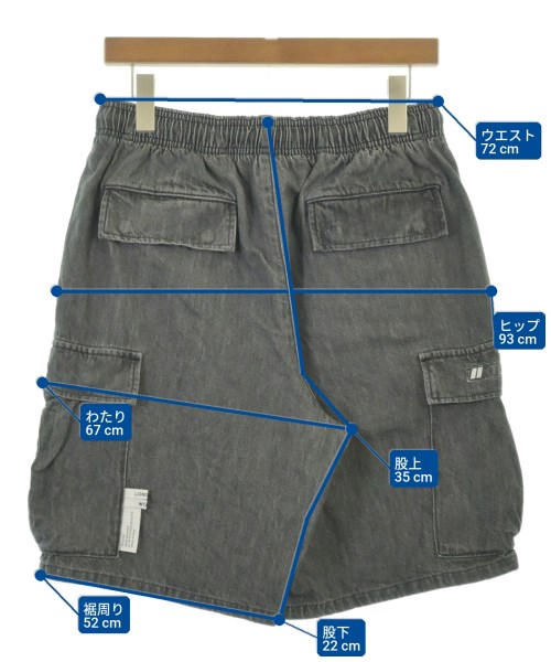 WTAPS（ダブルタップス）ショートパンツ 黒 サイズ:2(M位) メンズ/2200712359054