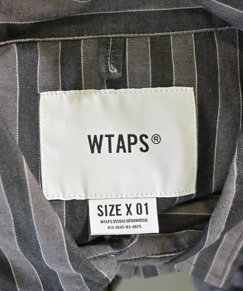 WTAPS（ダブルタップス）カジュアルシャツ グレー サイズ:01(S位) メンズ/2200710763037