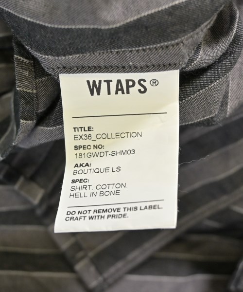 WTAPS（ダブルタップス）カジュアルシャツ グレー サイズ:01(S位) メンズ/2200710763037