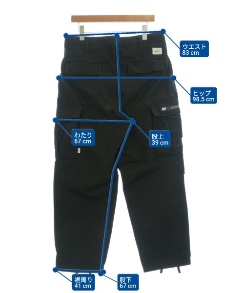 WTAPS（ダブルタップス）カーゴパンツ 黒 サイズ:3(L位) メンズ/2200710763204