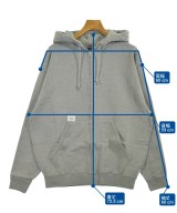 WTAPS（ダブルタップス）パーカー グレー サイズ:4(XL位) メンズ/2200715268063