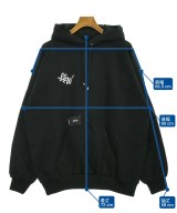 WTAPS（ダブルタップス）パーカー 黒 サイズ:3(L位) メンズ/2200715268070