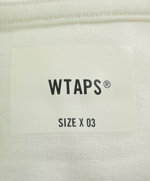 WTAPS（ダブルタップス）Tシャツ・カットソー 白 サイズ:3(L位) メンズ/2200715268087