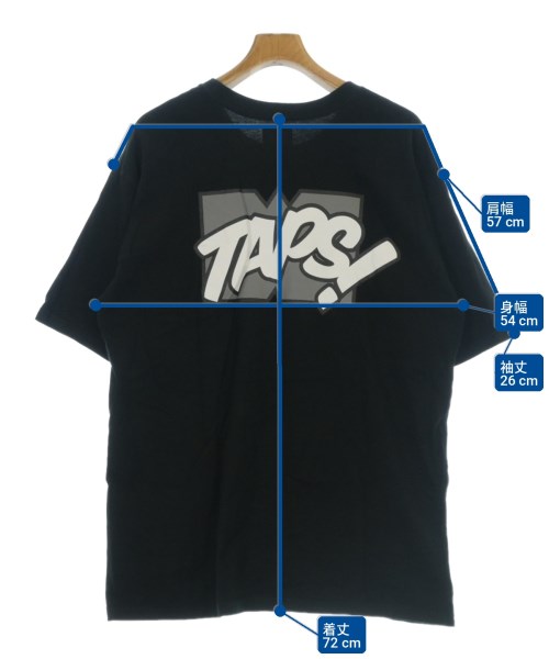 WTAPS（ダブルタップス）Tシャツ・カットソー 黒 サイズ:XL メンズ/2200715862193