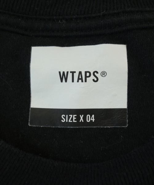 WTAPS（ダブルタップス）Tシャツ・カットソー 黒 サイズ:4(XL位) メンズ/2200715862209