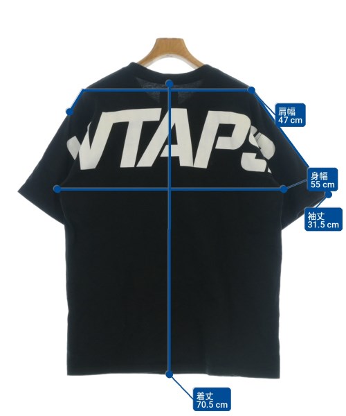 WTAPS（ダブルタップス）Tシャツ・カットソー 黒 サイズ:4(XL位) メンズ/2200715862216