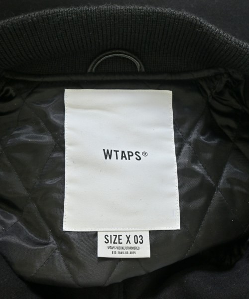 WTAPS（ダブルタップス）スタジャン 黒 サイズ:3(L位) メンズ/2200716005018