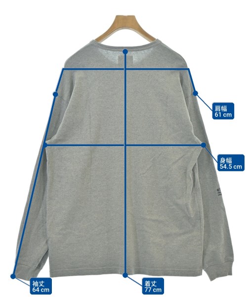 WTAPS（ダブルタップス）Tシャツ・カットソー グレー サイズ:02(M位) メンズ/2200716440055