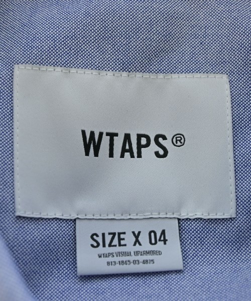 WTAPS（ダブルタップス）カジュアルシャツ 青 サイズ:4(XL位) メンズ/2200716609025