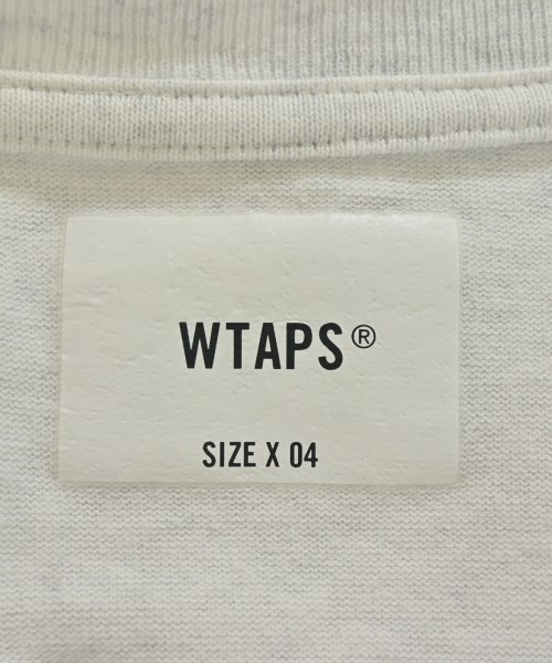 WTAPS（ダブルタップス）Tシャツ・カットソー 白 サイズ:4(XL位) メンズ/2200716609063