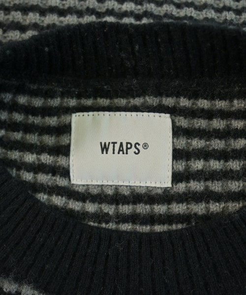 WTAPS（ダブルタップス）ニット・セーター 黒 サイズ:01(S位) メンズ/2200717177028