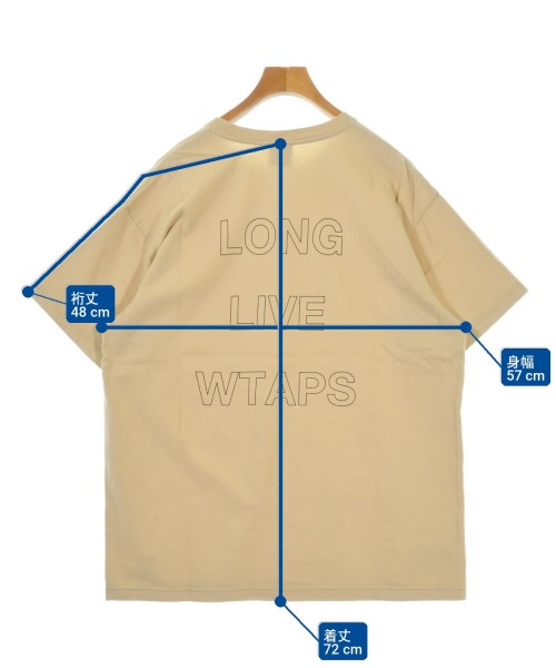 WTAPS（ダブルタップス）Tシャツ・カットソー ベージュ サイズ:2(M位) メンズ/2200716712114