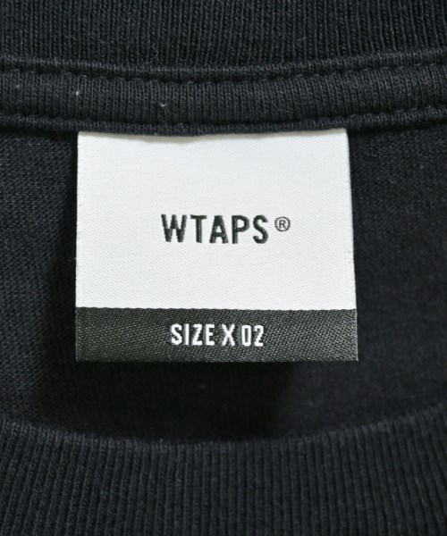 WTAPS（ダブルタップス）Tシャツ・カットソー 黒 サイズ:02(M位) メンズ/2200717407057
