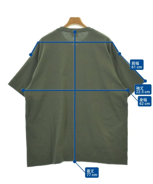 WTAPS（ダブルタップス）Tシャツ・カットソー カーキ サイズ:4(XL位) メンズ/2200718732042