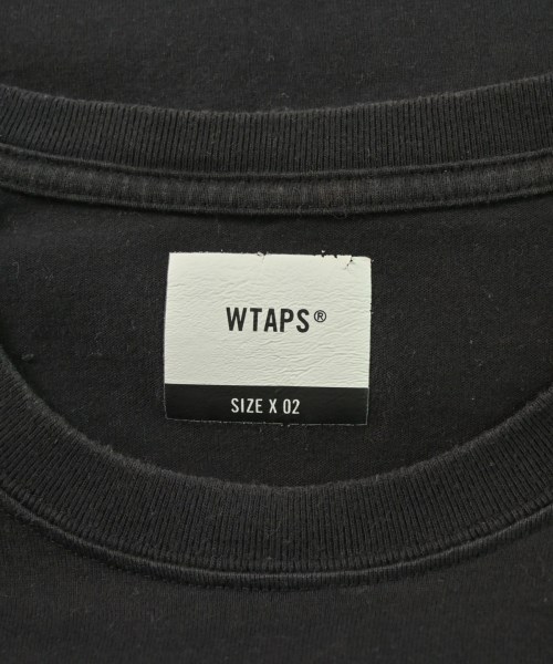 WTAPS（ダブルタップス）Tシャツ・カットソー 黒 サイズ:2(M位) メンズ/2200644873185