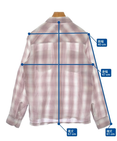 WTAPS（ダブルタップス）カジュアルシャツ ピンク サイズ:S メンズ/2200645425130