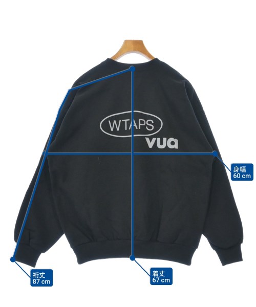 WTAPS（ダブルタップス）スウェット 黒 サイズ:02(M位) メンズ/2200634987298