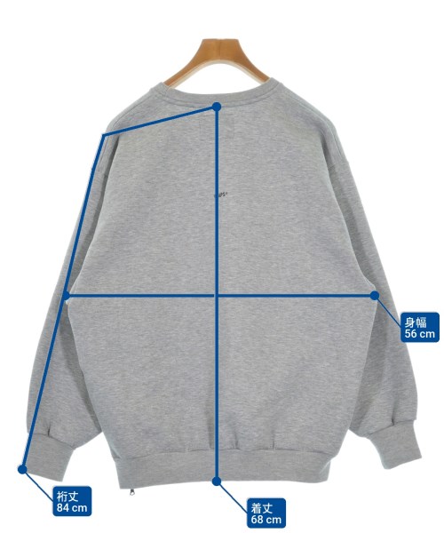 WTAPS（ダブルタップス）スウェット グレー サイズ:1(S位) メンズ/2200631929017