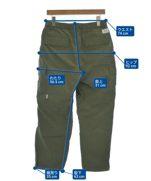 WTAPS（ダブルタップス）カーゴパンツ カーキ サイズ:02(M位) メンズ/2200631929093