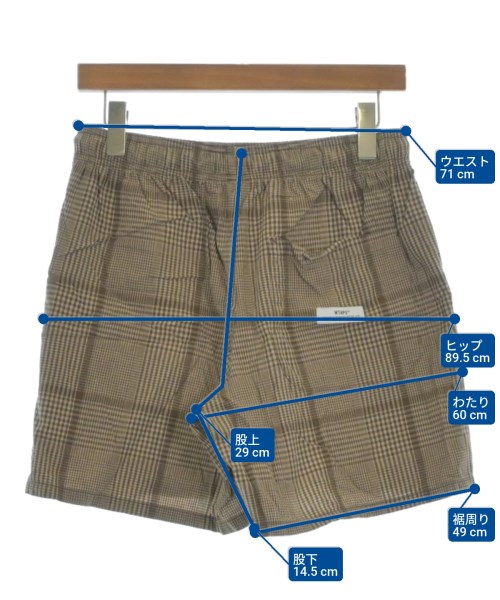 WTAPS（ダブルタップス）ショートパンツ ベージュ サイズ:02(M位) メンズ/2200631929116