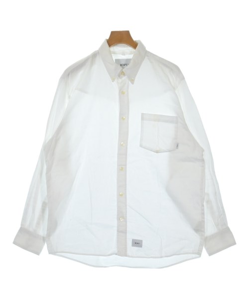 WTAPS(ダブルタップス)カジュアルシャツ 白 サイズ:3(L位)/2200647058053