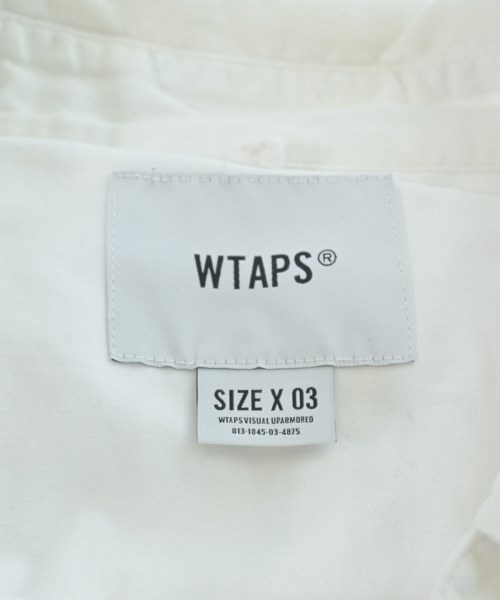 WTAPS（ダブルタップス）カジュアルシャツ 白 サイズ:3(L位) メンズ/2200647058053