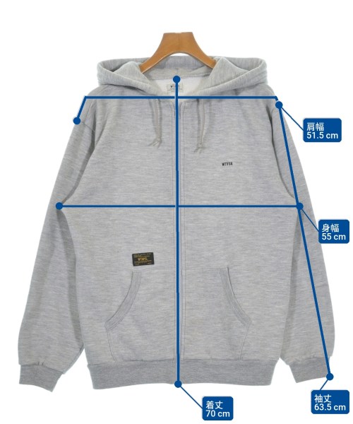 WTAPS（ダブルタップス）パーカー グレー サイズ:S メンズ/2200647111048