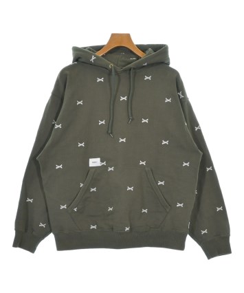 WTAPS（ダブルタップス）パーカー カーキ サイズ:3(L位) メンズ