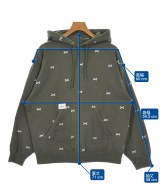 WTAPS（ダブルタップス）パーカー カーキ サイズ:3(L位) メンズ/2200647111116