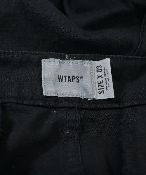 WTAPS（ダブルタップス）カーゴパンツ 黒 サイズ:03(L位) メンズ/2200648824046