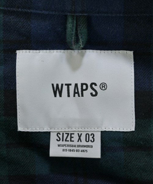 WTAPS（ダブルタップス）カジュアルシャツ 緑 サイズ:03(L位) メンズ/2200650704022