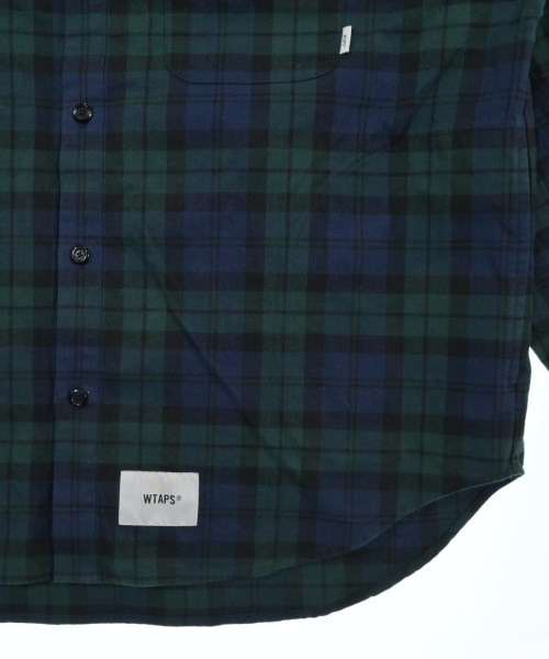 WTAPS（ダブルタップス）カジュアルシャツ 緑 サイズ:03(L位) メンズ/2200650704022